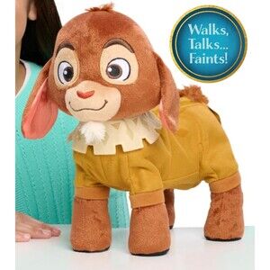 Disney Wish Walk n Talk Valentino Plush Fainting Goat 11 Inch Stuffed Animal